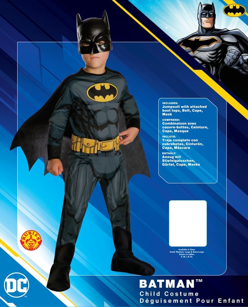 RUBIE'S DC Batman — Déguisement classique enfant 7-8 ans – Image 2