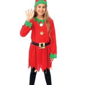 P'tit Clown re66077 -Déguisement Enfant Lutin Fille, 140 cm 10/12 Ans