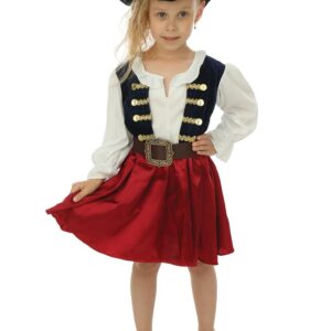 P'TIT CLOWN - Déguisement Pirate Enfant (Fille, 3-4 ans)