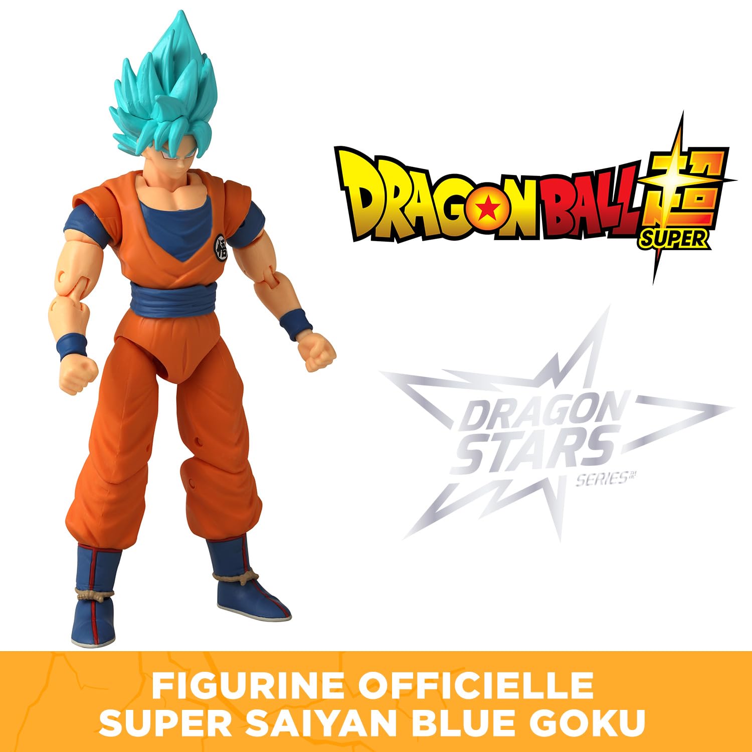 BANDAI Dragon Stars — Figurine articulée Blue Goku 17 cm – Image 2