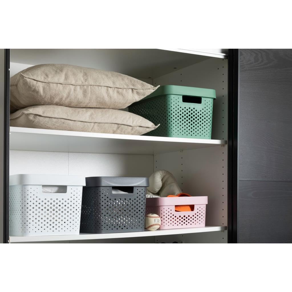 CURVER Infinity — Panier de rangement 11L gris – Image 2