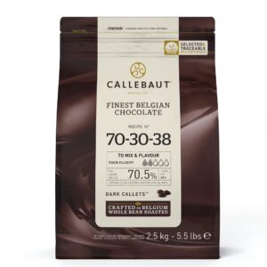 Callebaut 70,5% pépites de Chocolat Noir (callets) 2,5kg