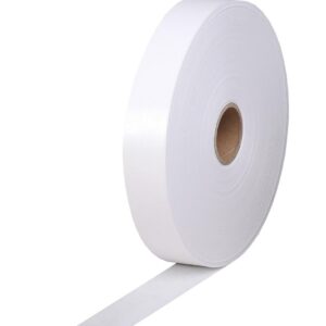 Clairefontaine 396805C Rouleau Kraft Gommé - Ruban Papier Kraft Blanc Adhésif - 2,5 cm x 200 m - Ø 30 mm - Utile pour l'Encadrement en Aquarelle ou en Cartonnage