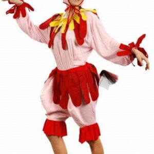 Fyasa 700273-t04 Poule Costume de déguisement, Grande