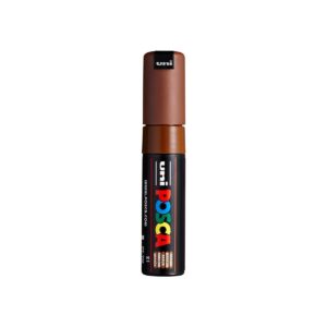 POSCA PC-7M — Marqueur pointe large conique marron