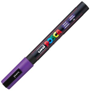 Uni-Ball Marqueur peinture Posca PC-3M, violet