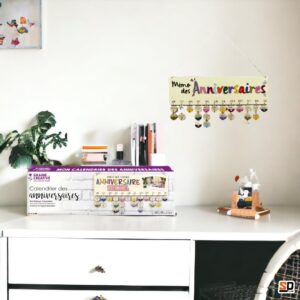 Alternative view of GRAINE CRÉATIVE — Calendrier des Anniversaires en Bois