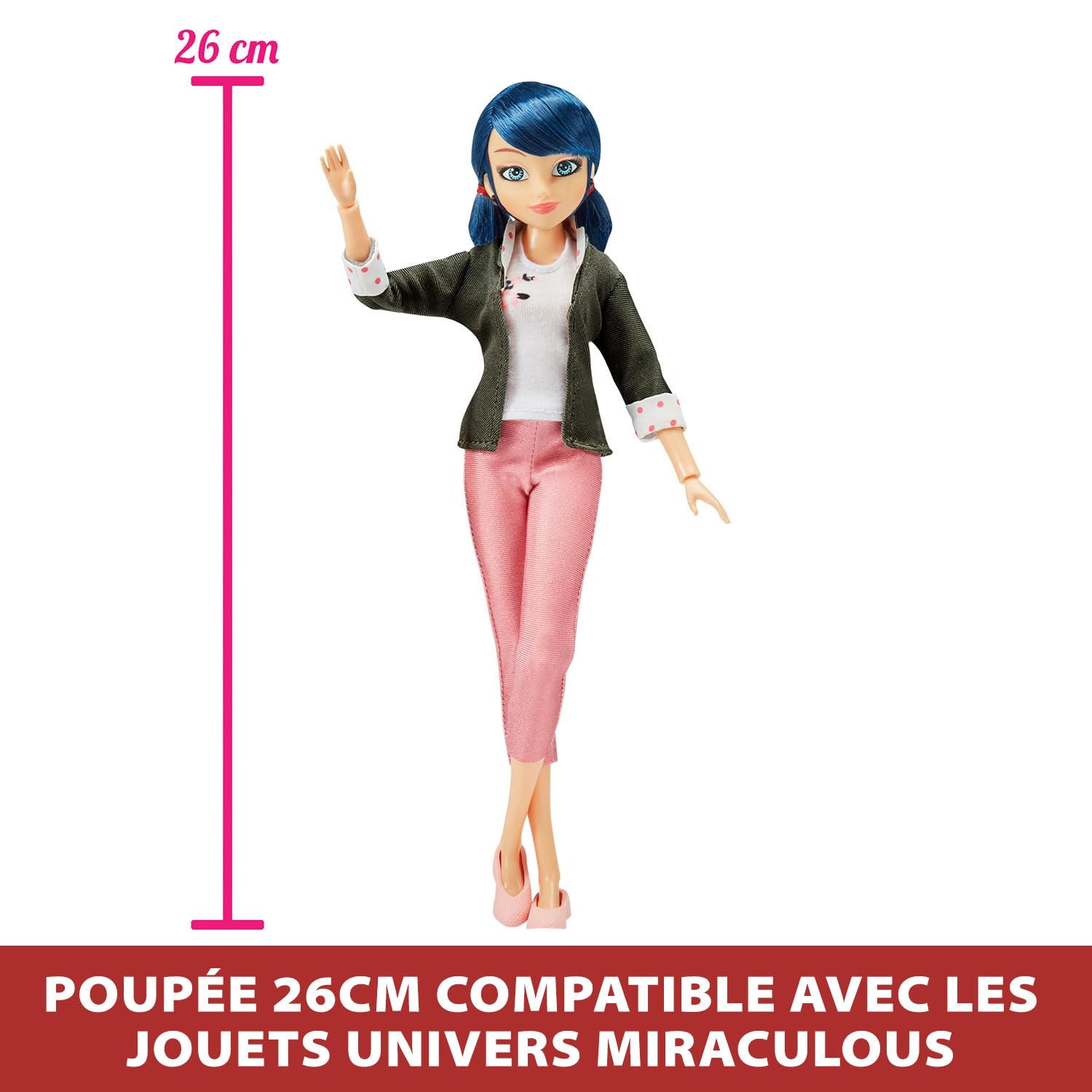 BANDAI Miraculous — Poupée Marinette et Ladybug 26 cm – Image 3