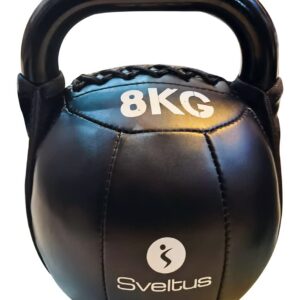 Soft kettlebell PU noir 8 kg
