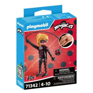 Playmobil 71342 Miraculous : Antibug - Miraculous - Comprend Antibug et Divers Accessoires - Les Aventures de Ladybug et Chat Noir - Dès 4 Ans