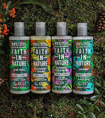 Faith In Nature Coconut Shampoo 400ml & Conditioner 400ml Duo – Image 3