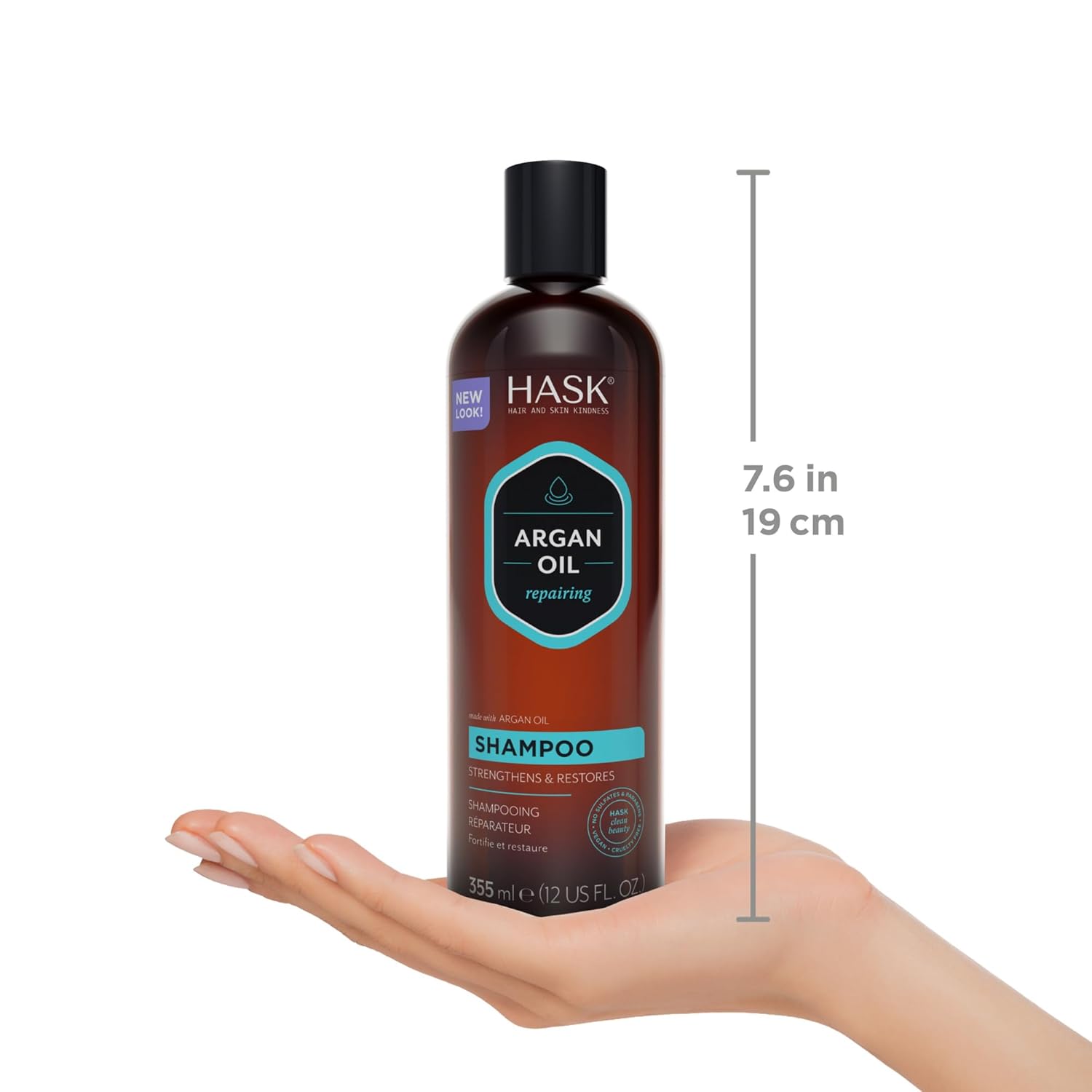 HASK Argan Oil — Shampooing Réparateur 355 ml – Image 7