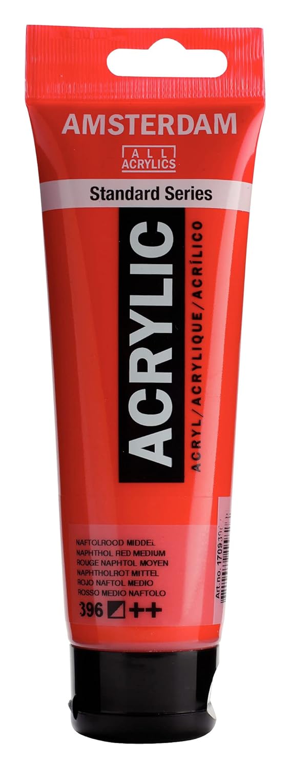 AMSTERDAM Standard Series — Acrylique tube 120 ml rouge naphtol