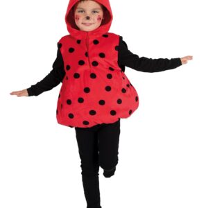 P'tit Clown Costume coccinelle - enfant - 3/4 ans (Coccinelle, 5-6 ans)