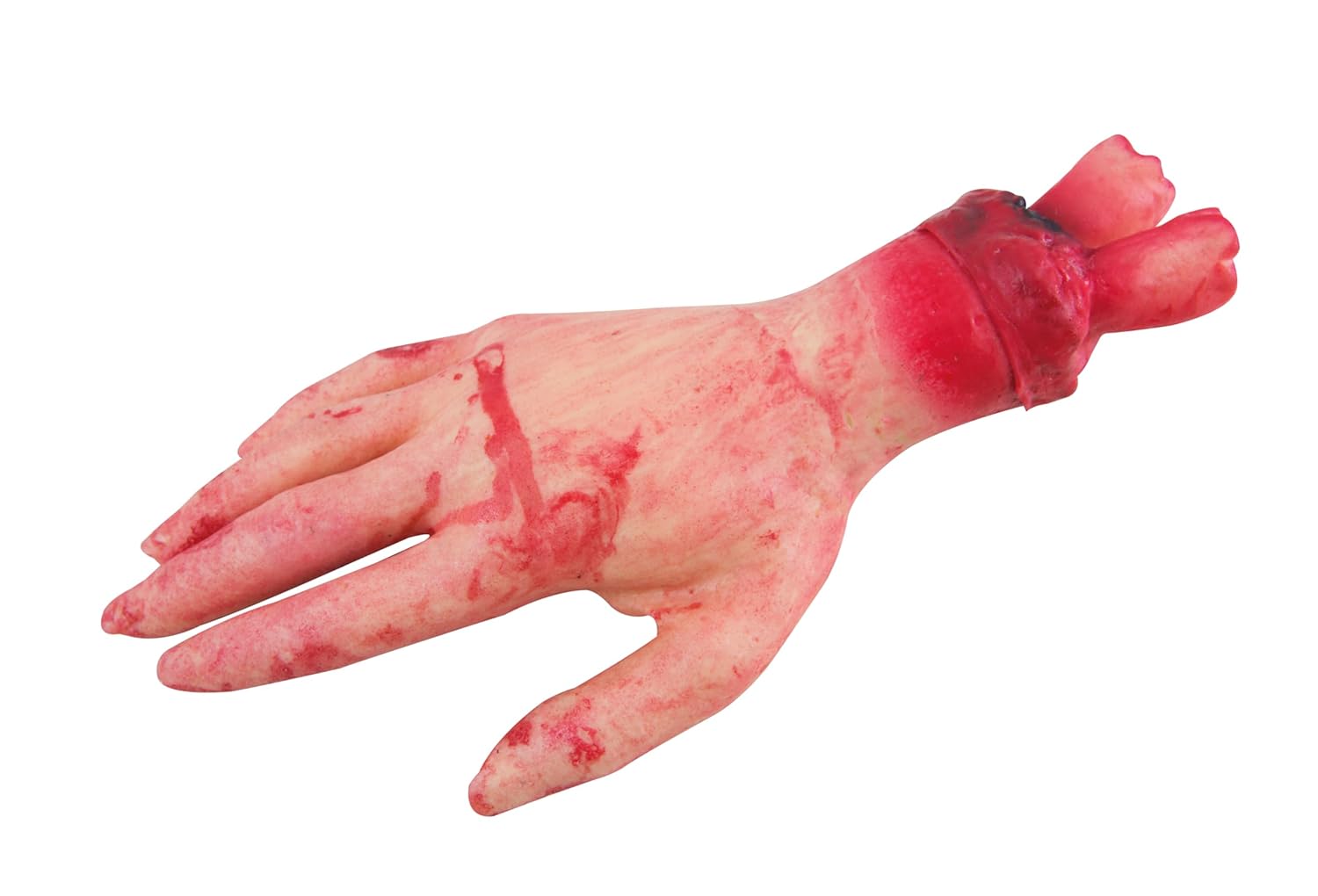 P'tit Clown - Décoration Halloween Sanglante, Faux Organes et Parties du Corps en Plastique, Ambiance Terrifiante (Main sanglante arrachée)