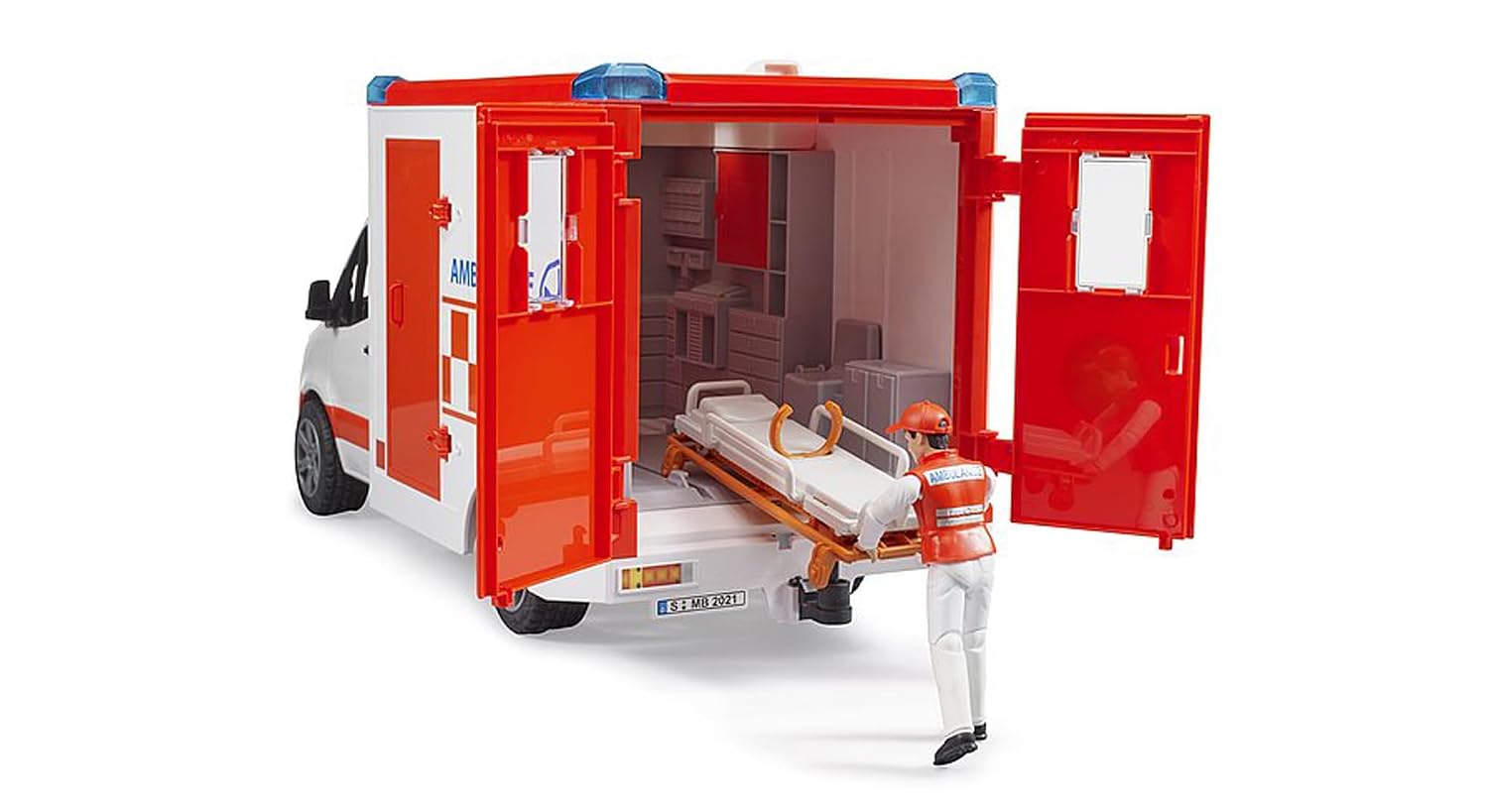 BRUDER Mercedes-Benz Sprinter — Ambulance son et lumière – Image 2