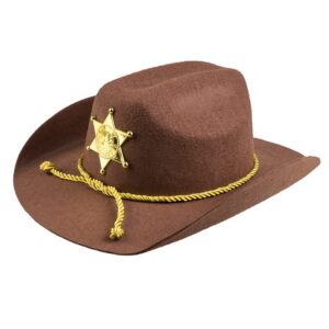 Boland 04388 10117535 Chapeau de shérif pour homme Taille unique, Marron