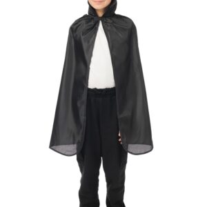 P'tit Clown - 16233 - Cape Tissu Enfant Polyester - 90 Cm - Taille M - Noir