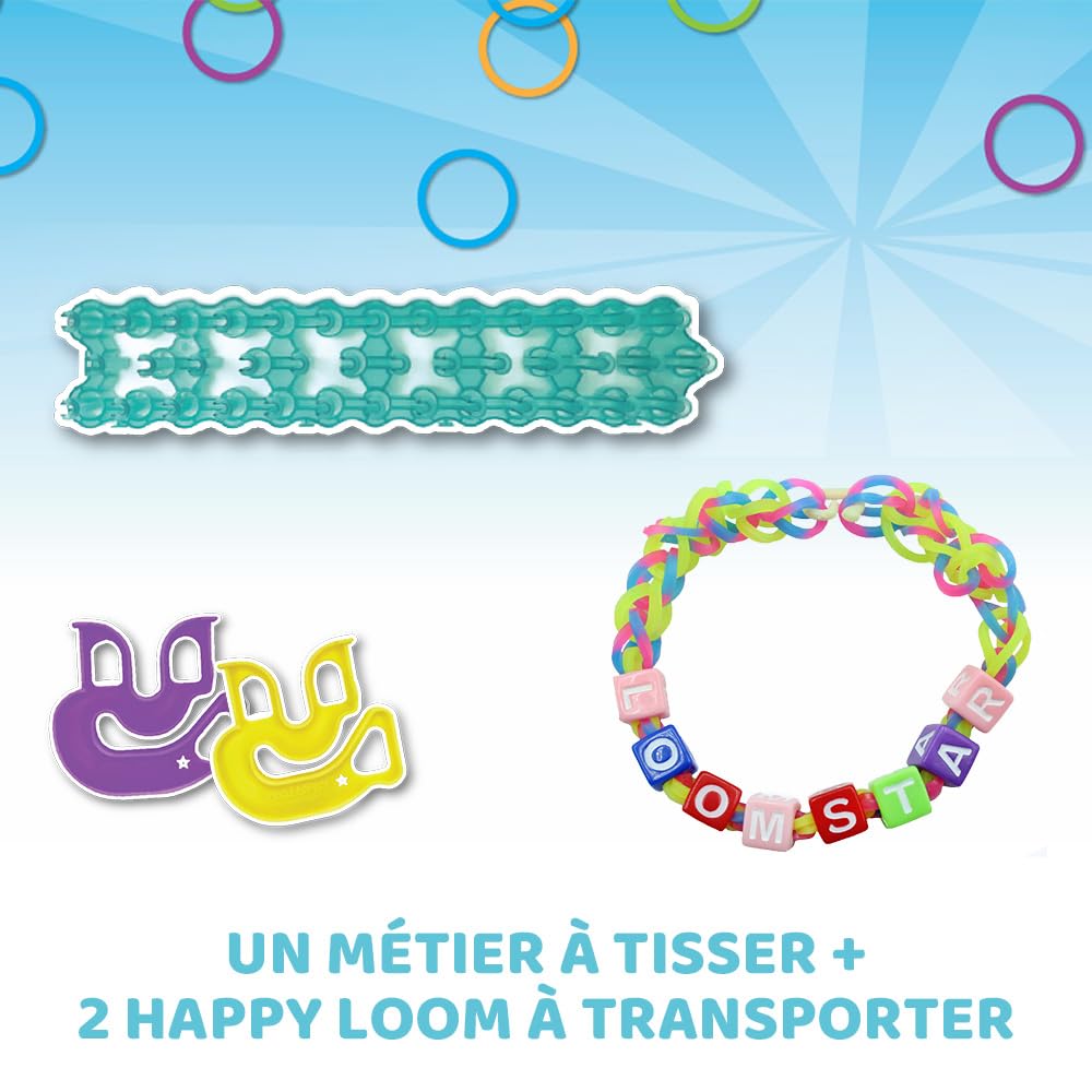 BANDAI Rainbow Loom Combo Set — Kit bracelets 2300 élastiques – Image 5