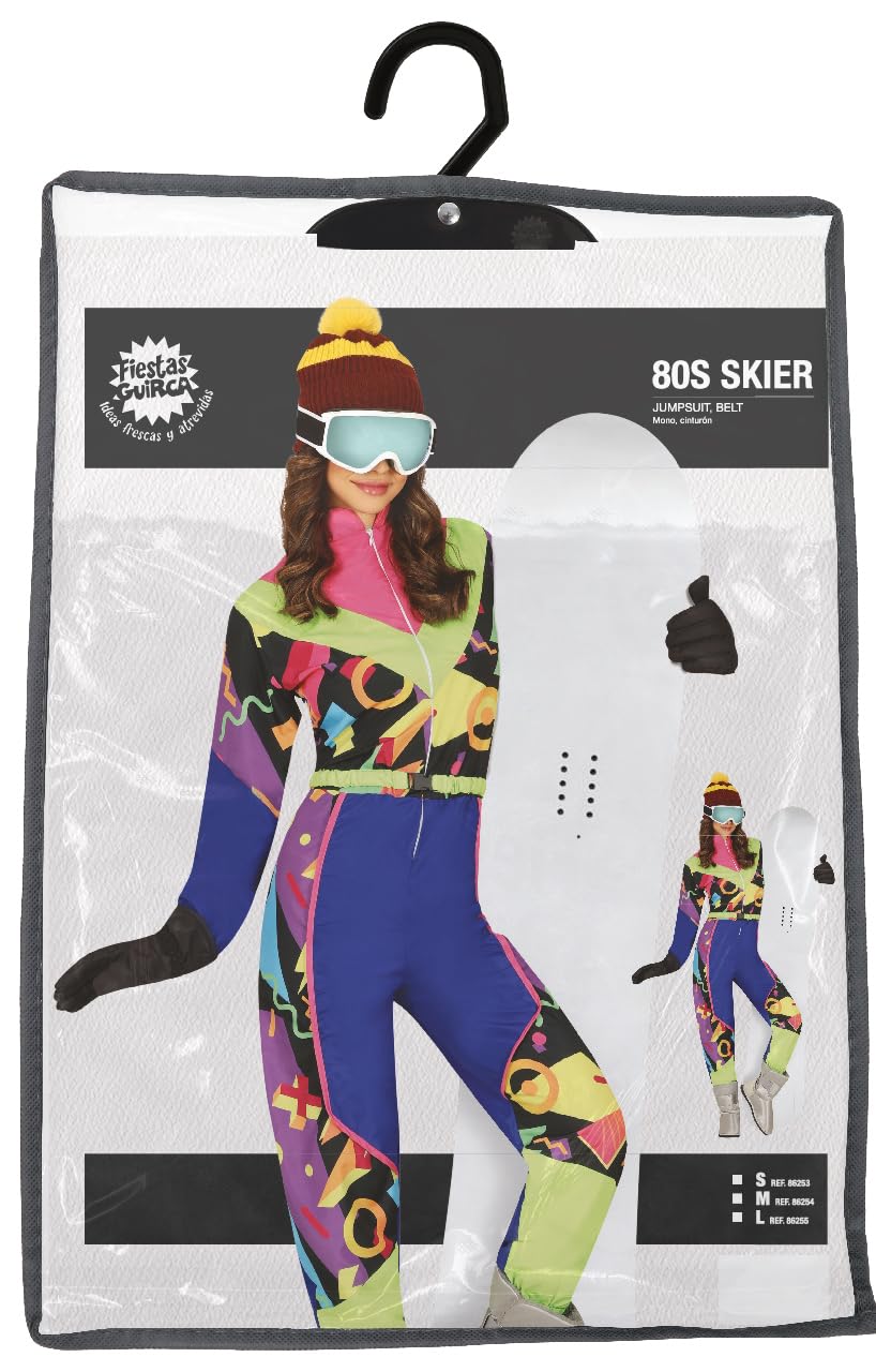 FIESTAS GUIRCA — Déguisement de ski rétro femme taille L – Image 3