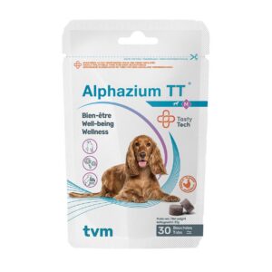 TVM Alphazium TT | 30 unités | Taille M - pour Chiens de Taille Moyenne | Complément Alimentaire pour Chiens et Chats stressés | pour Situations exceptionnelles comme Les visites chez Le vétérinaire