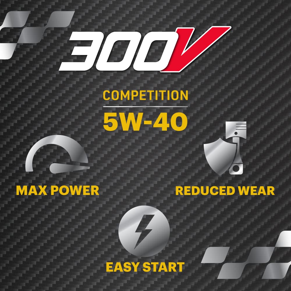 MOTUL Huile moteur 300V 5W-40 Huile Competition 2 L – Image 3