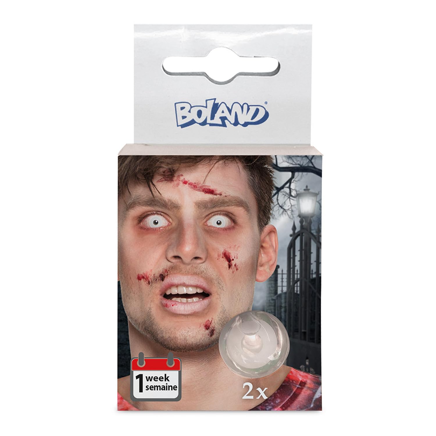 BOLAND — Lentilles de contact Zombie hebdomadaires x2 – Image 3