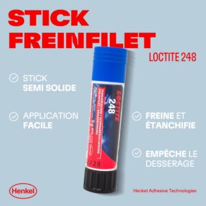 Alternative view of LOCTITE 248 — Frein Filet Bleu 9 g