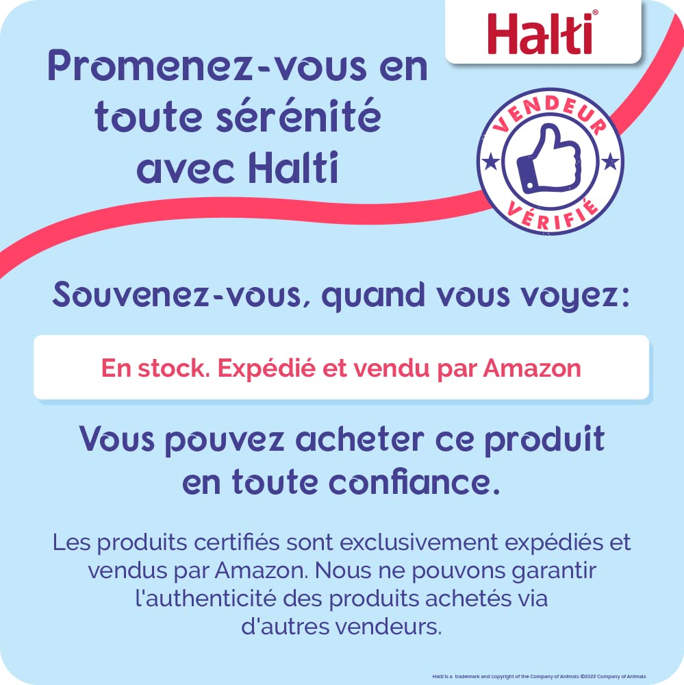 HALTI — Harnais anti-traction réfléchissant petit chien S noir – Image 6