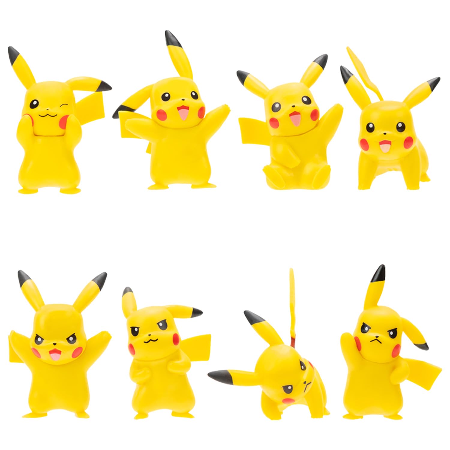 BANDAI Pokémon — Pack de 8 figurines Pikachu 5 cm – Image 2