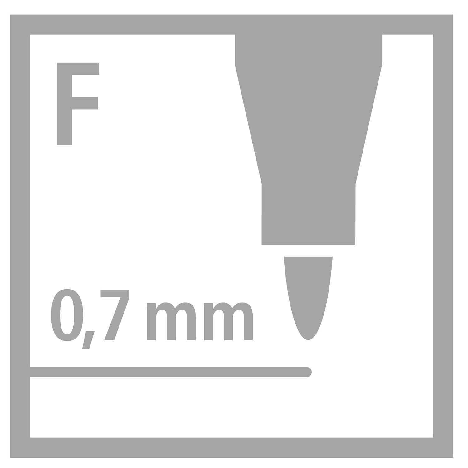 STABILO OHPen - Marqueur - Lot x 10 stylos marqueurs - Bleu (encre non-permanente/pointe fine 0,7mm) – Image 4