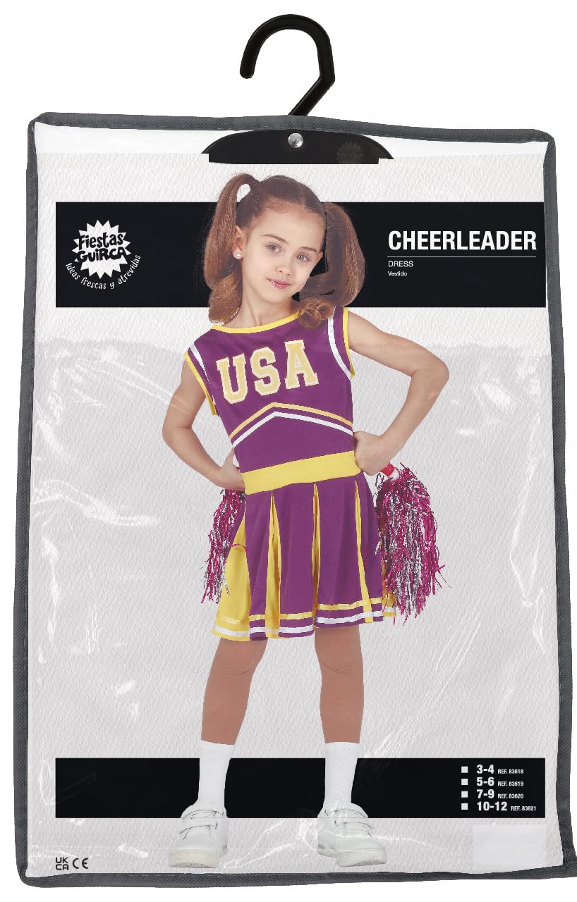 GUIRCA — Déguisement de Pom-Pom Girl Lila Fille L 10/12 ans – Image 3