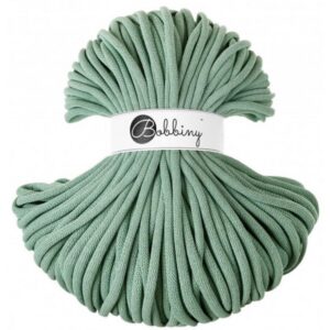 Bobbiny Corde Macramé Tressée Jumbo 9mm (Aloe) 100m
