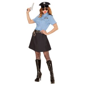 W WIDMANN MILANO Party Fashion - Costume Policière, Uniforme, Cop, Police, Costumes de Carnaval