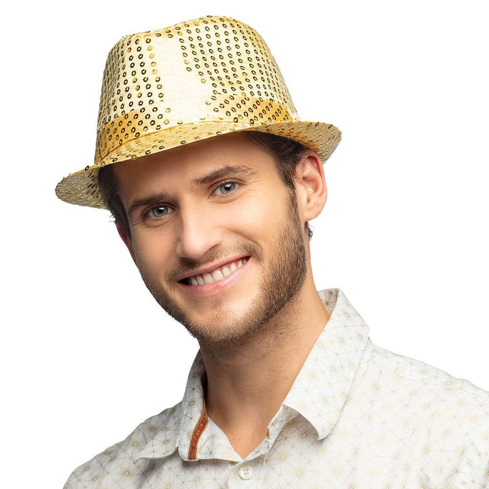 BOLAND — Chapeau à Paillettes Doré – Image 2