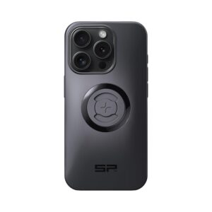 SP CONNECT Coque de téléphone | SPC+ | Compatible avec iPhone 15 Pro Noir