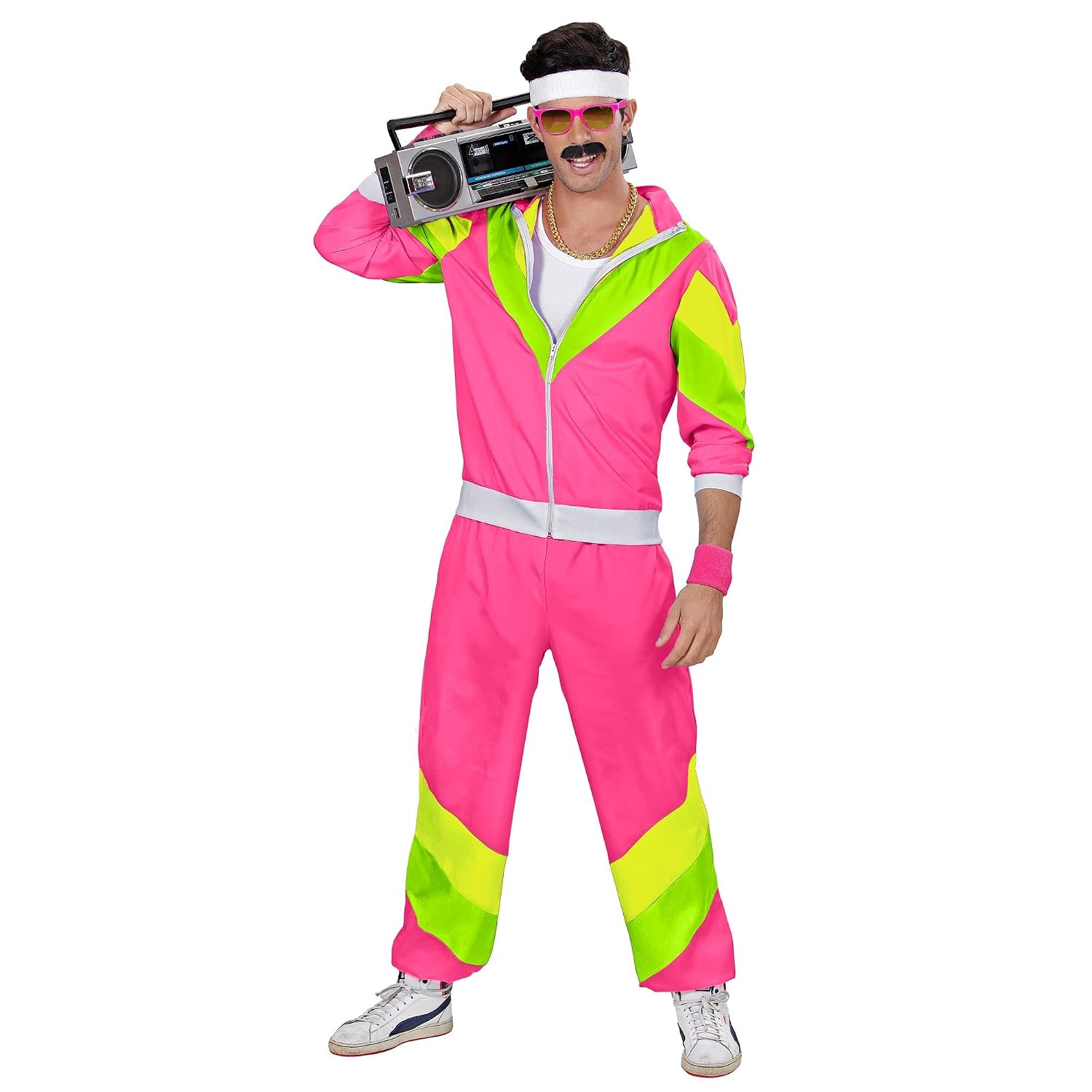 WIDMANN — Costume survêtement années 80 veste et pantalon – Image 4