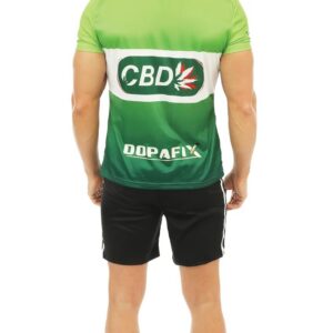 Alternative view of P'TIT CLOWN — Déguisement Cycliste Adulte Vert S-M