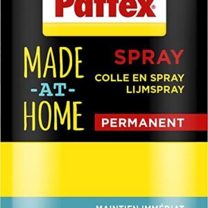PATTEX Made At Home - Colle en spray Permanente - Colle en aérosol 400ml