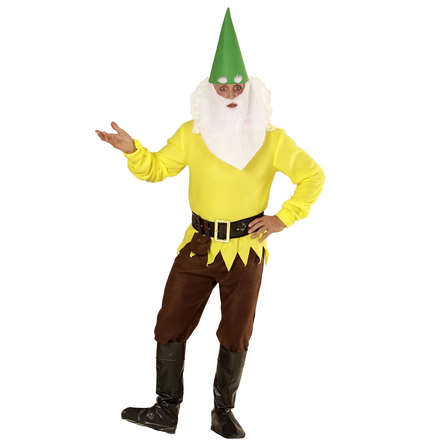 W WIDMANN MILANO Party Fashion — Costume de nain jaune S – Image 2