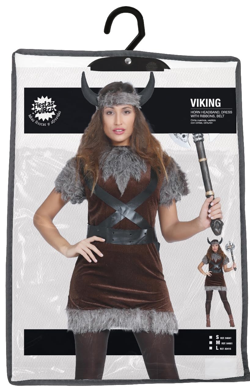 FIESTAS GUIRCA — Costume de Viking femme 38-40/M – Image 2