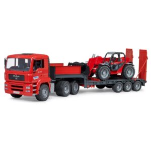 BRUDER 02774 — Camion MAN TGA surbaissé avec télescopique