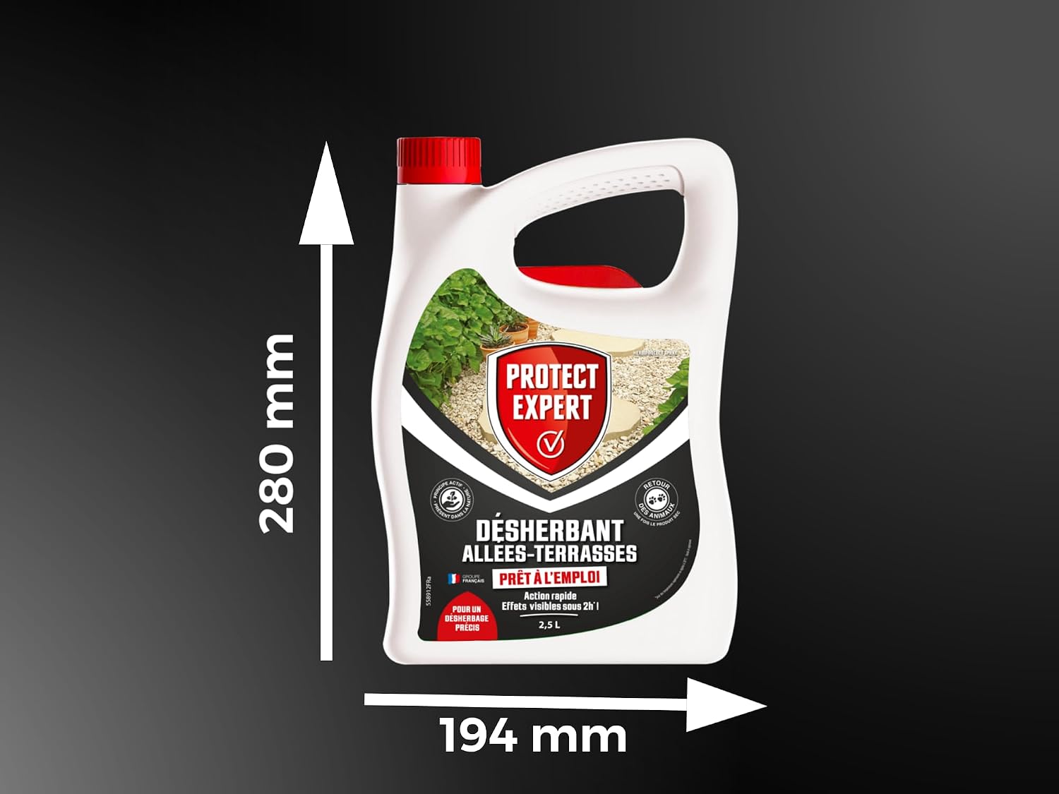 PROTECT EXPERT — Désherbant prêt à l'emploi 2,5L – Image 3