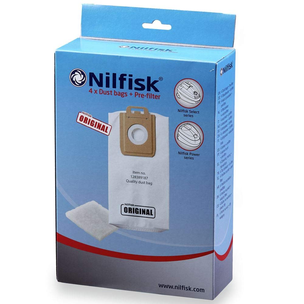 Nilfisk - Sac d'aspirateur select /power/classic - emb. 4pcs - 128389187
