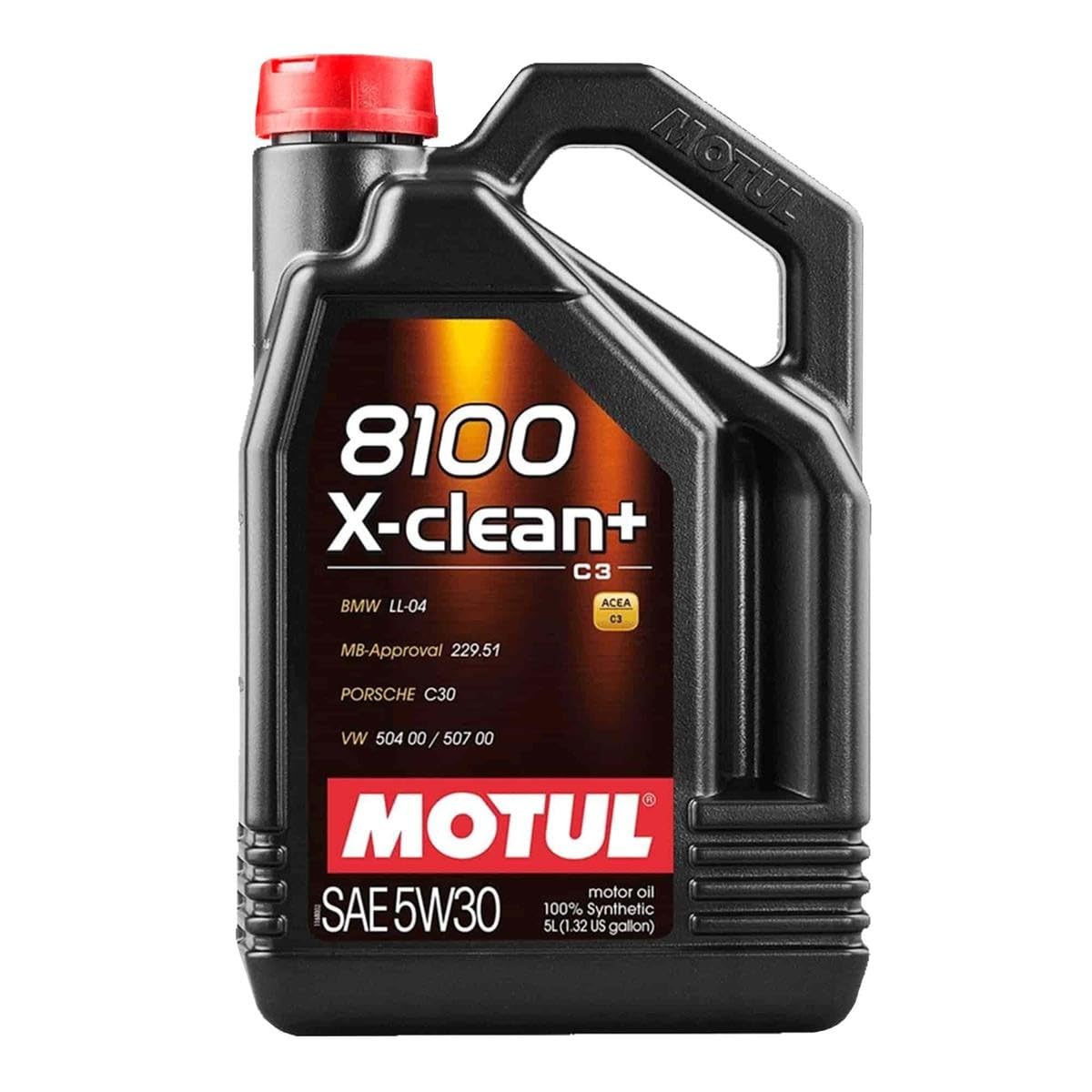 MOTUL Huile moteur 8100 5W-30 Huile ACEA C3 X-CLEAN+ 5 L – Image 2