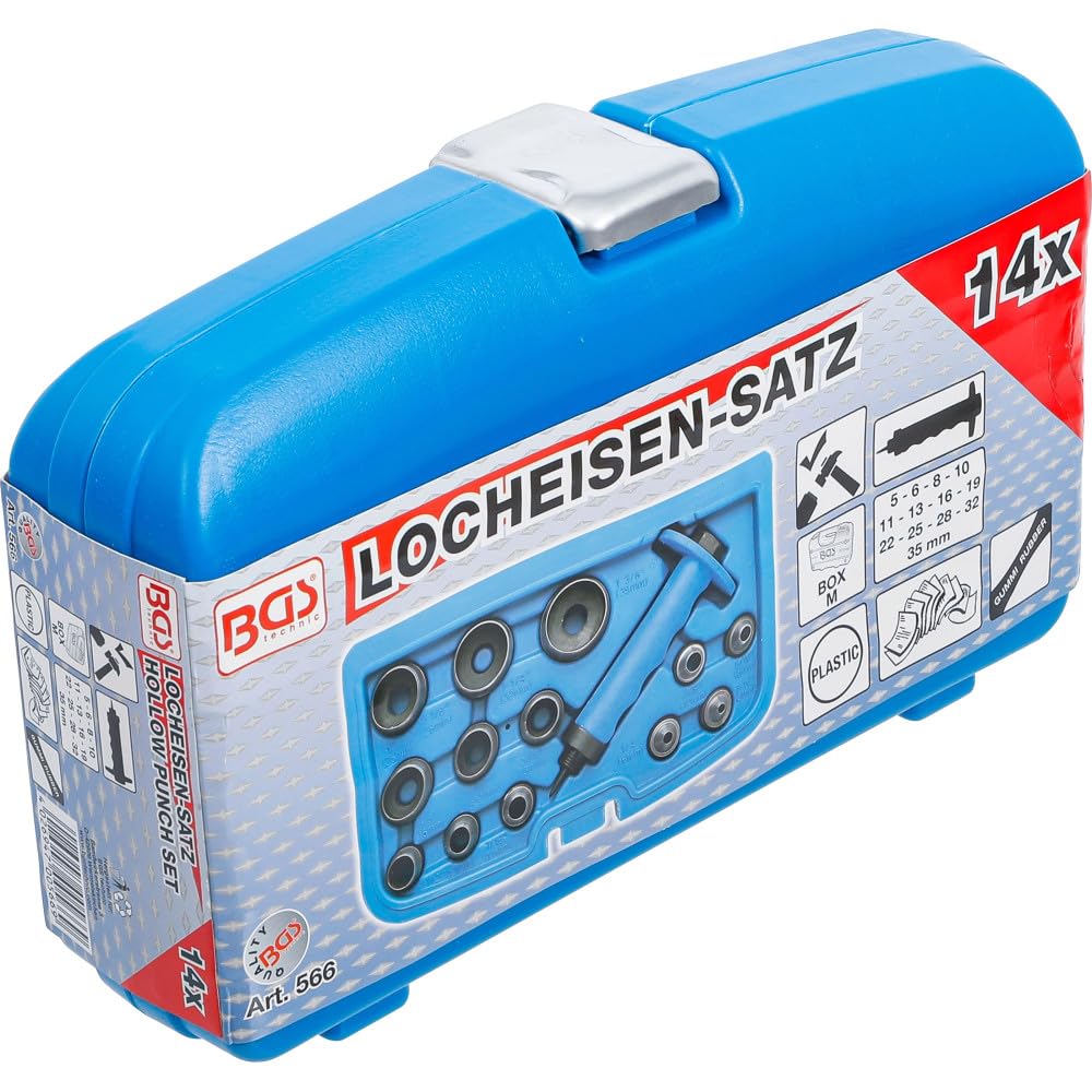 BGS 566 — Jeu de poinçons creux 14 pièces 5 à 35 mm – Image 6