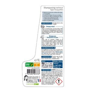 Alternative view of STARWAX Shampooing Raviveur pour Tapis et Moquettes - 3x 1L - Idéal pour Nettoyer en Profondeur les Moquettes et les Tapis