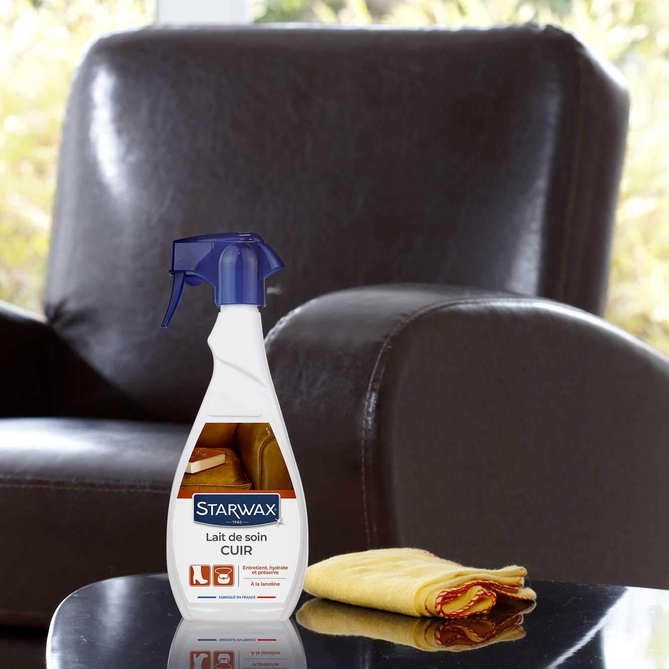 STARWAX Lait de Soin pour Cuir - 2x 500ml - Idéal pour Nettoyer, Nourrir et Préserver Régulièrement le Cuir – Image 5