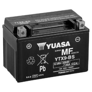 Yuasa YTX9-(WC) - Batteria SLA di ricambio, 12V, 8Ah, 15 x 8.7 x 10.5 cm