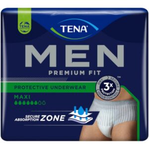 TENA Premium Fit — Set de 10 slips absorbants homme taille L